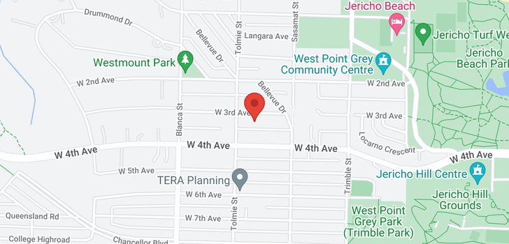 map of 4572 W 3RD AVENUE